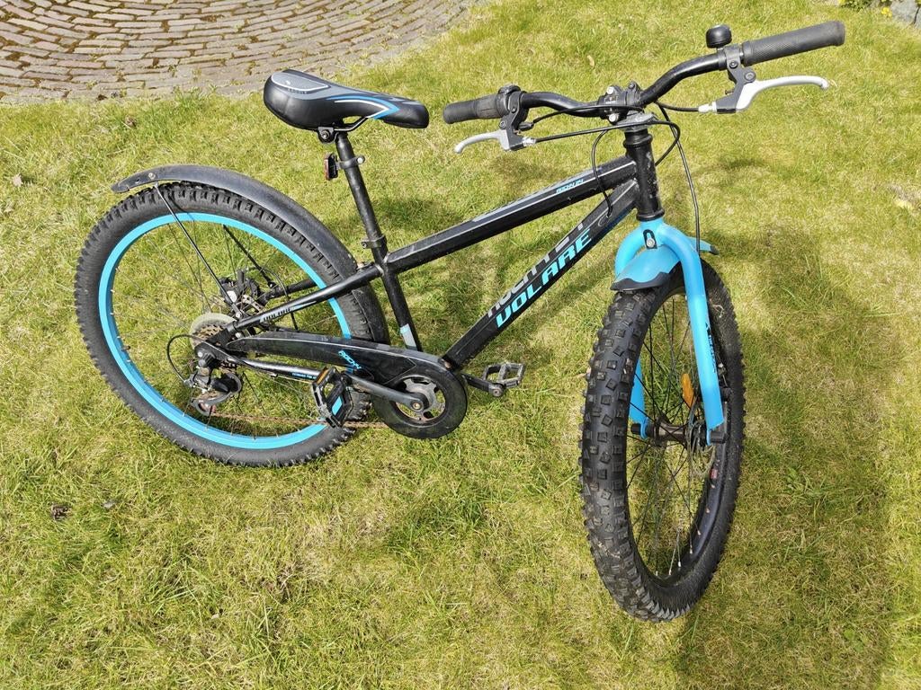 Kinderfiets 24" volare rocky 24, Ophalen, 24 inch of meer, Gebruikt, Staal