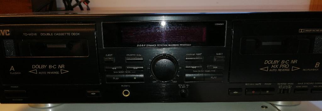 JVC dubbel cassettedeck, Ophalen, Dubbel, JVC, Tiptoetsen