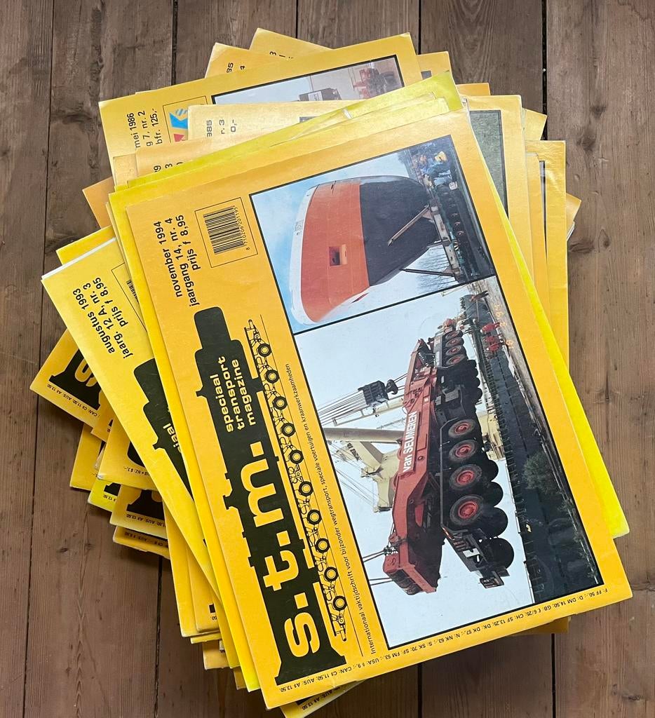 Speciaal transport magazine STM Scania DAF Volvo FTF enz., Ophalen of Verzenden, Zo goed als nieuw, Vrachtwagen