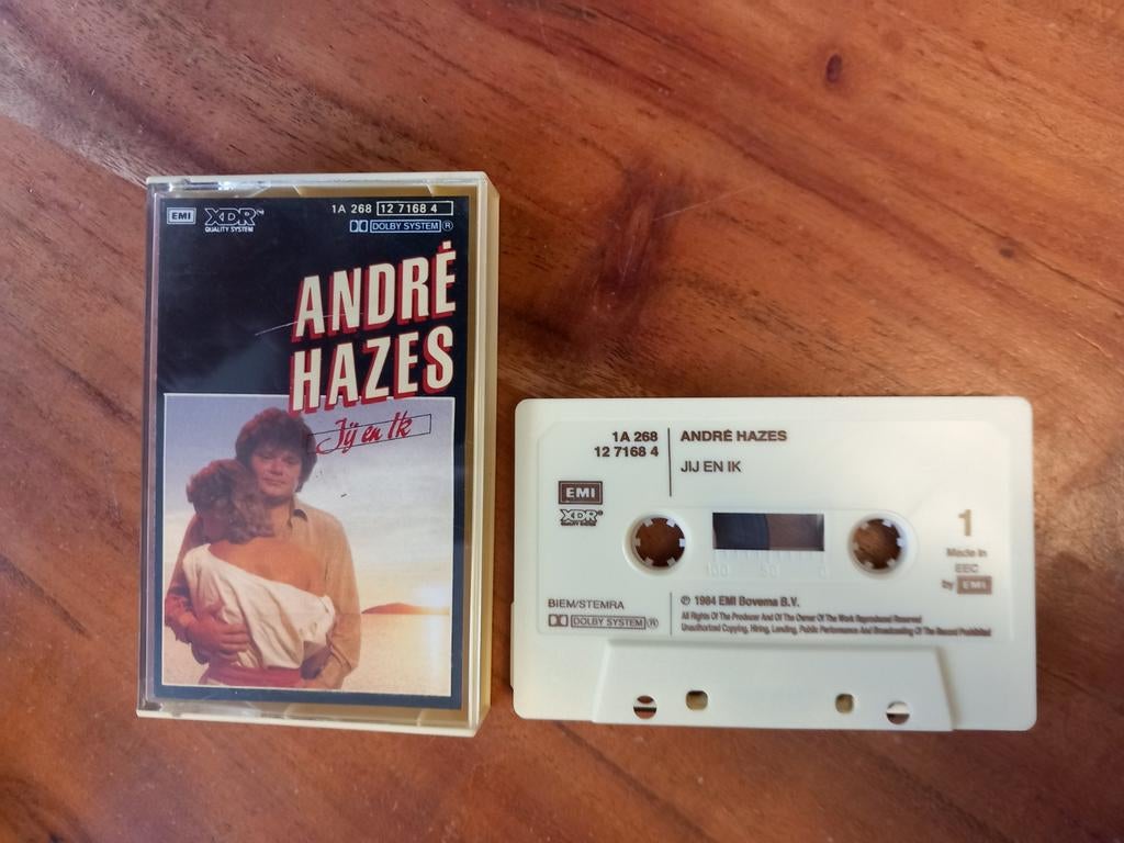 Cassettebandje andre hazes  jij en ik, Ophalen of Verzenden, Gebruikt, Nederlandstalig, 1 bandje