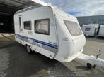 Hobby De Luxe 400 SF Mover, Tent Zitje Bed, Caravans en Kamperen, Caravans, Standaardzit, Hobby, Bedrijf, 750 - 1000 kg