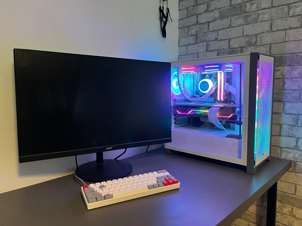 Gaming PC (Ryzen 7 + RTX3070TI + 16GB), Ophalen, Overige genres, 1 speler, Zo goed als nieuw