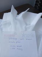 Nieuw wit vitrage gordijn met enkele plooi, Vitrage, Enkele plooi, Wit, Nieuw, Ophalen of Verzenden