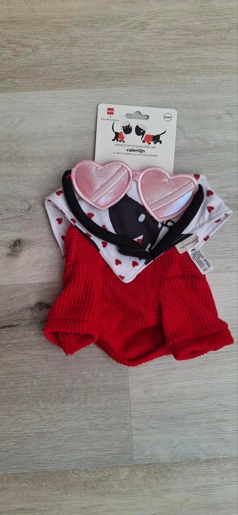 Takkie of siepie verkleed setje valentijn, Kinderen en Baby's, Speelgoed | Knuffels en Pluche, Ophalen of Verzenden, Overige typen