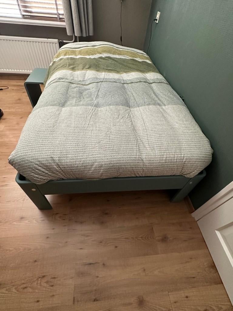 Auping bed 120x210 (Gebruikt), Huis en Inrichting, Slaapkamer | Bedden, Ophalen, Gebruikt, Overige kleuren, 210 cm