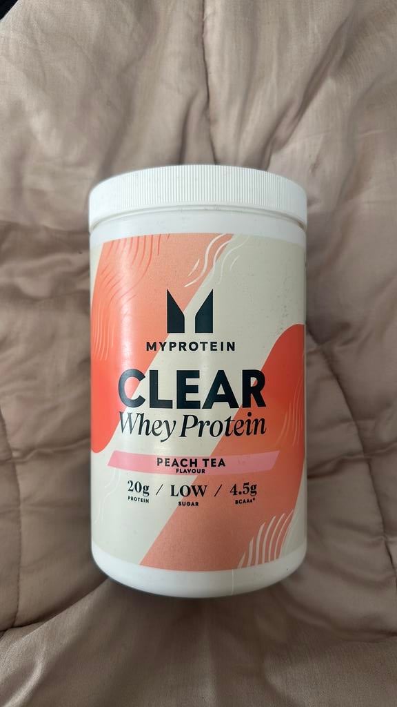 Clear whey protein  proteine poeder Myprotein, Sport en Fitness, Gezondheidsproducten en Wellness, Ophalen of Verzenden, Zo goed als nieuw