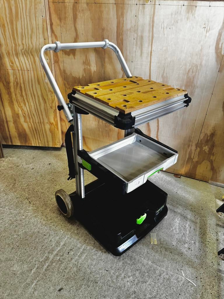 Zeer nette MW 1000 festool mobiele werkbank, 100 liter of meer, Ophalen, Zo goed als nieuw, Transportkar