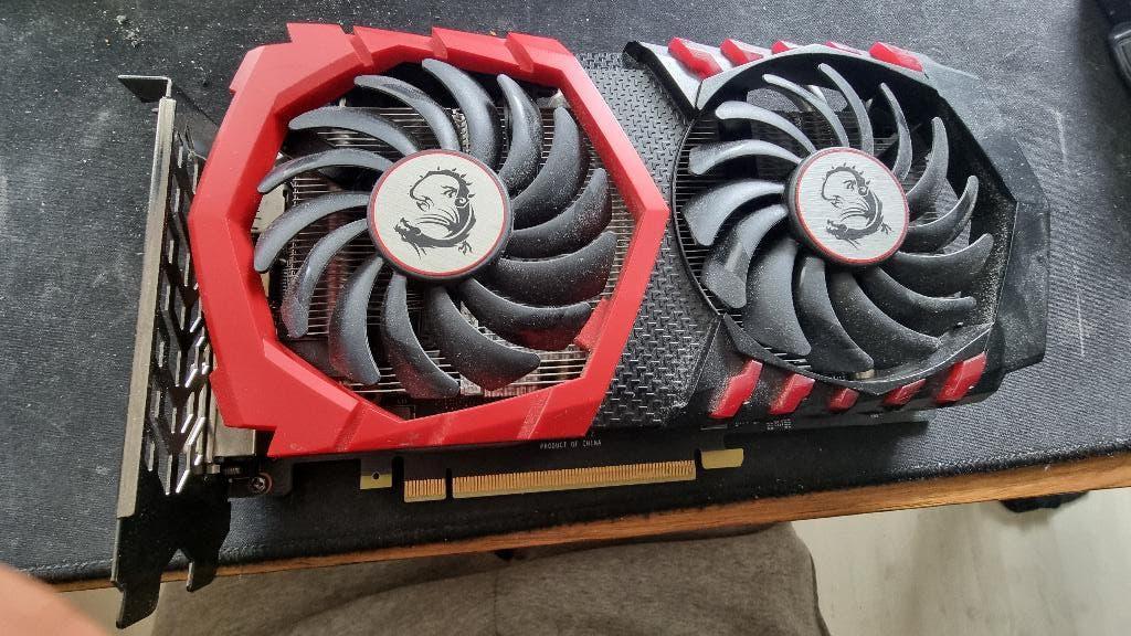 Videokaarten  GeForce GTX 1050 Game X 2G DDR5, Computers en Software, Videokaarten, Ophalen of Verzenden, Gebruikt, GDDR5, PCI-Express 3