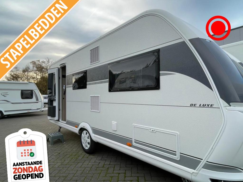 Hobby De Luxe 540 KMFE Model 2026!, Caravans en Kamperen, Caravans, Schokbreker, Bedrijf, Treinzit, 6 tot 7 meter