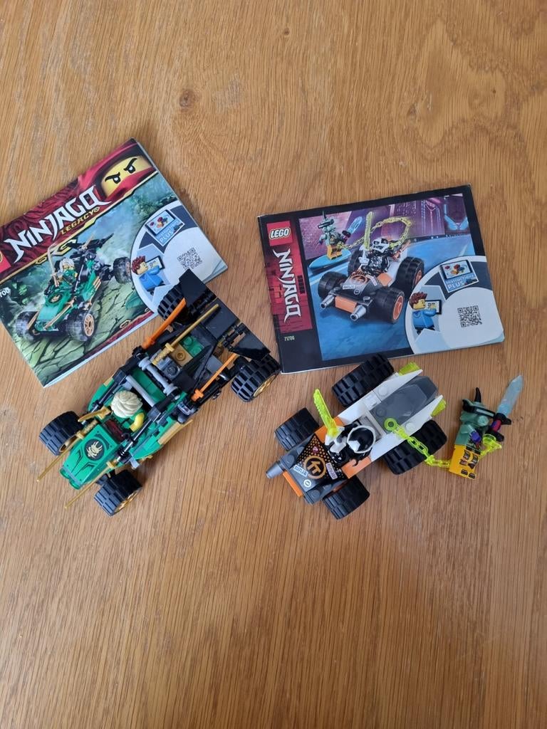 Lego ninjago 71700 en 71706, Ophalen of Verzenden, Zo goed als nieuw