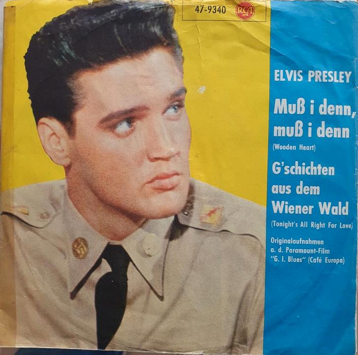 Elvis Presley - Wooden Heart, Cd's en Dvd's, Vinyl Singles, Gebruikt, Single, Pop, 7 inch, Ophalen of Verzenden