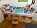 Kinderbed halfhoogslaper Rockwood, Ophalen, 85 tot 100 cm, Gebruikt, Hoogslaper of Stapelbed
