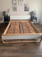 Bed 180x200 incl elektrische bodems, Wit, Tweepersoons, Ophalen of Verzenden, 180 cm