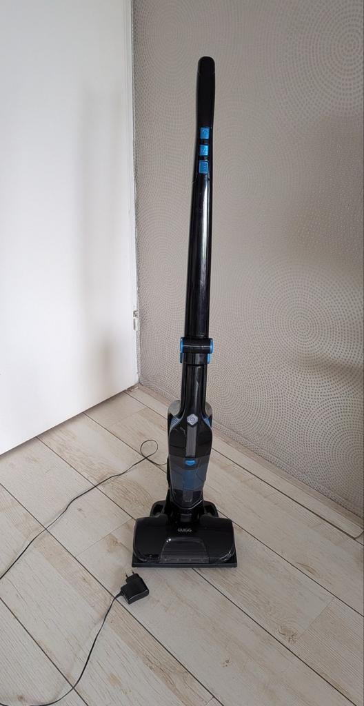 Quigg Draadloze Steelstofzuiger - Zwart/Blauw, Witgoed en Apparatuur, Stofzuigers, Ophalen, Gebruikt, Stofzuiger, Minder dan 1200 watt
