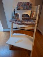 Stokke Tripp Trapp kinderstoel met baby set en kussen, Ophalen, Gebruikt, Meegroeistoel