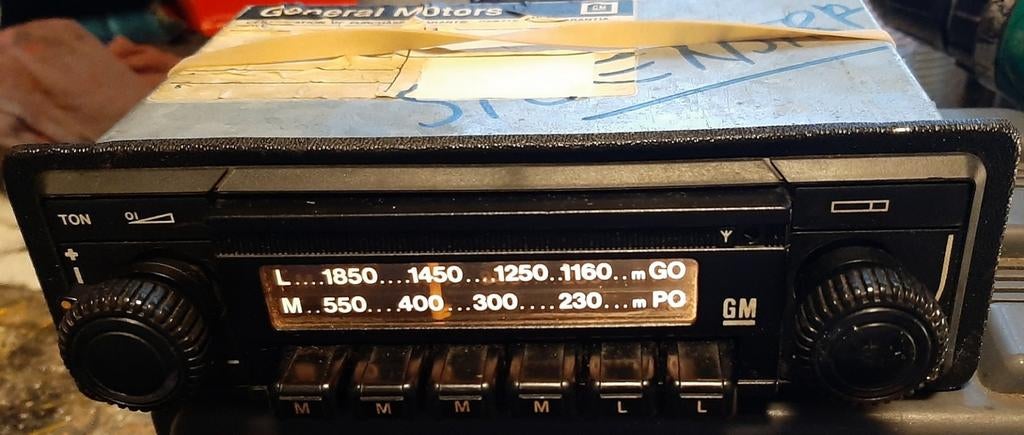 Vintage General Motors  Autoradio - Klassieke Auto Radio, Auto diversen, Autoradio's, Ophalen of Verzenden, Gebruikt