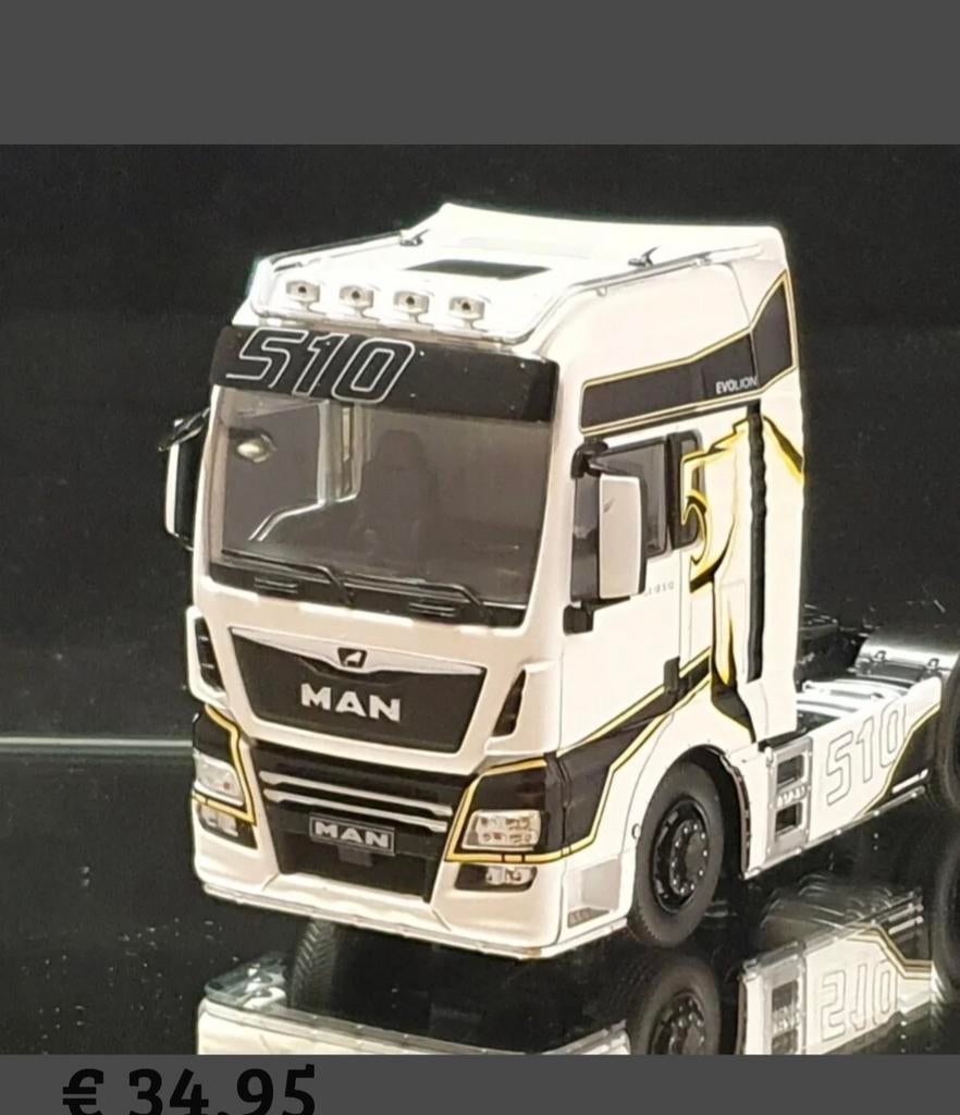 MAN TGX XXL D38 IXO 1:43 modelvrachtwagen, Ophalen of Verzenden, Nieuw, Bus of Vrachtwagen, Overige merken