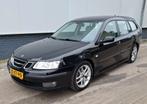 Saab 9-3 1.8 T Sport Estate 2007 Zwart, Auto's, Saab, Stof, Beige, 4 cilinders, 1435 kg