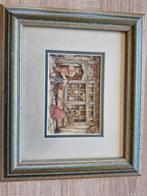 Anton Pieck 3D print in originele omlijsting, Antiek en Kunst, Ophalen of Verzenden