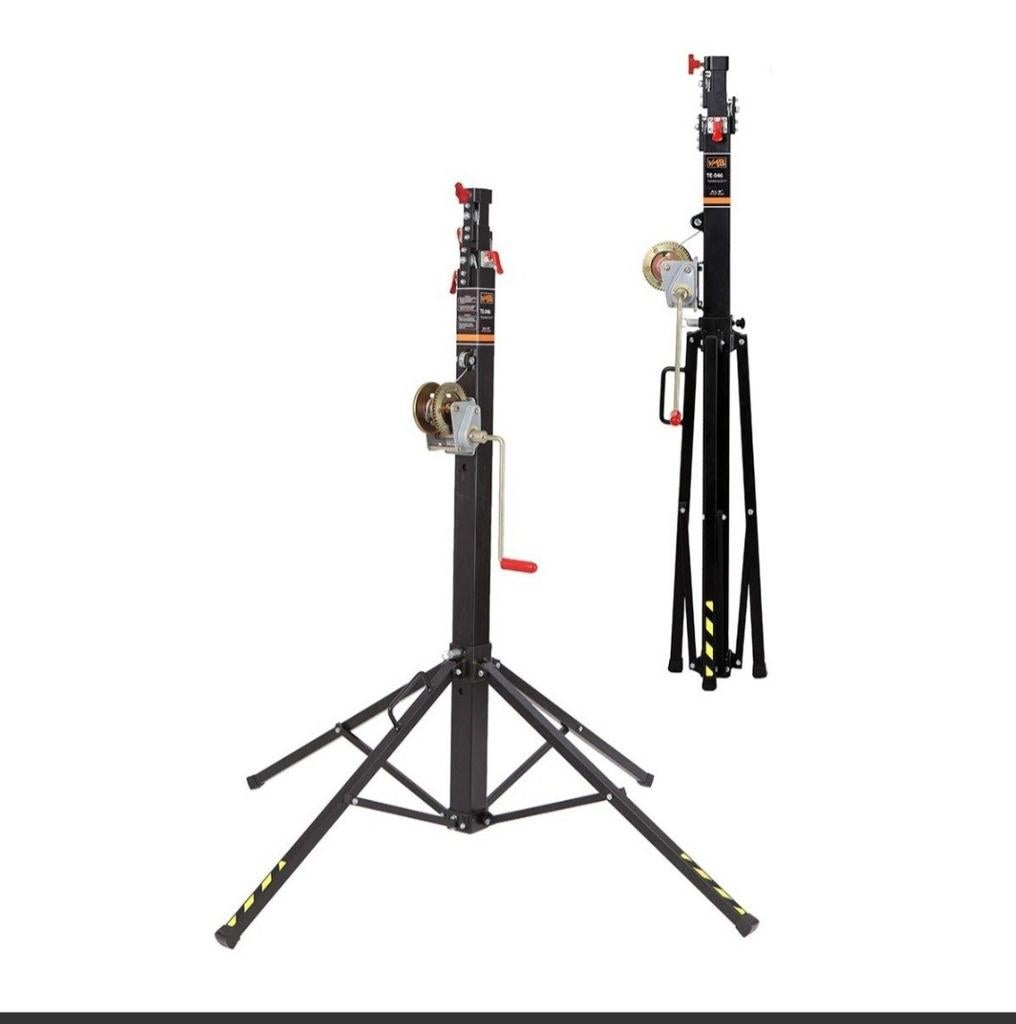 2x VMB - TE-046 Black materiaal lift, statief + 2x addapter, Ophalen, Zo goed als nieuw
