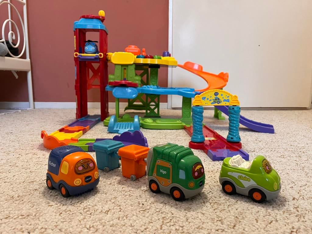 Vtech toet toet autogarage, Kinderen en Baby's, Speelgoed | Vtech, Gebruikt, 2 tot 4 jaar, Ophalen