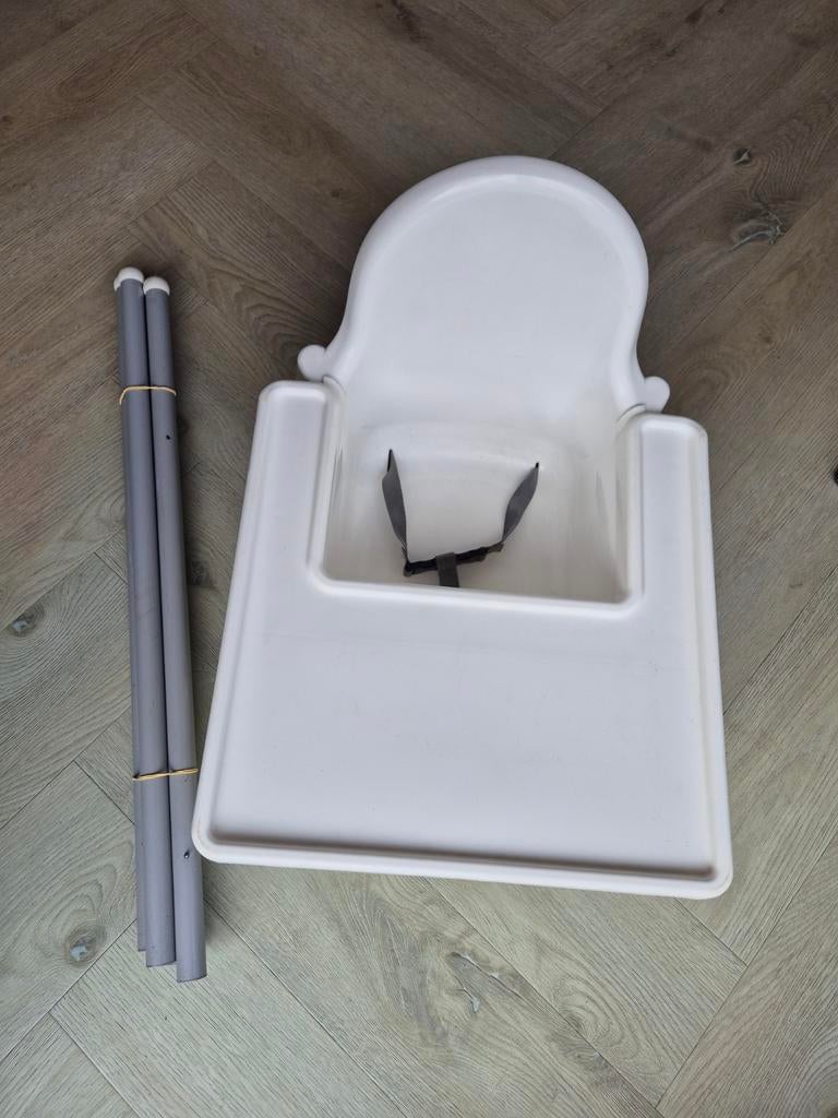 IKEA kinderstoel met blad en gordel, Ophalen of Verzenden, Gebruikt, Overige typen, Gordel(s)