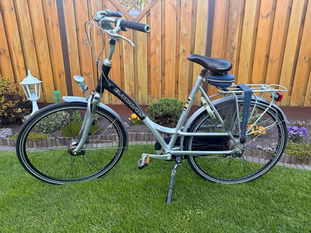 Batavus damesfiets met 7 versnellingen, Gebruikt, Versnellingen, Batavus, Trommelrem