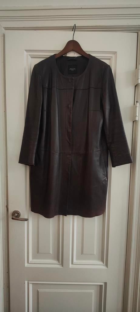 Weekend Max Mara lerenjas (lam), Maat 38/40 (M), Bruin, Max Mara, Ophalen of Verzenden