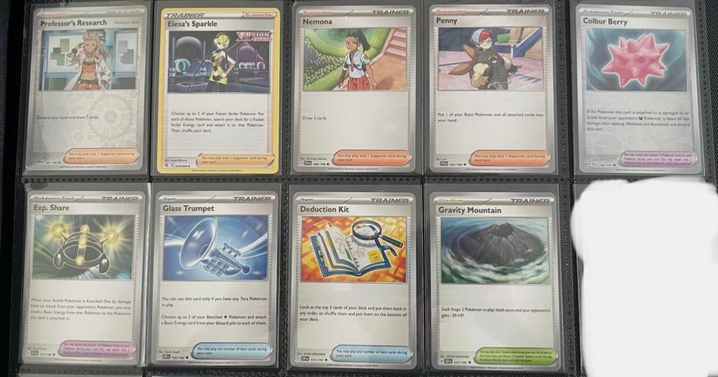 Pokemon Trainer kaarten (kijk beschrijving), Verzenden