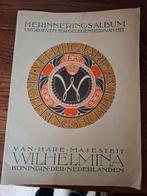 Herinneringsalbum Wilhelmina 40-jarig regeringsjubileum, Verzamelen, Ophalen of Verzenden, Gebruikt, Nederland, Tijdschrift of Boek