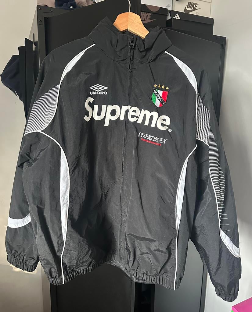 Supreme x Umbro track jacket XL, Verzenden, Zo goed als nieuw, Zwart