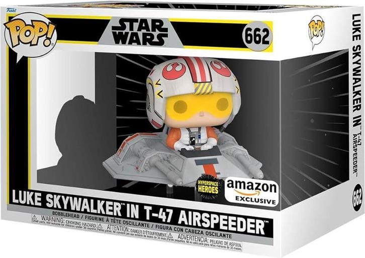 Funko Pop 662 - Luke Skywalker in T-47 Airspeeder NIEUW !!, Verzamelen, Poppetjes en Figuurtjes, Nieuw, Ophalen of Verzenden
