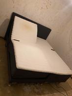 Elektrisch verstelbaar tweepersoonsbed Caresse, Ophalen, Zwart, Tweepersoons, 180 cm