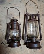 2 petroleum lampen, Ophalen of Verzenden