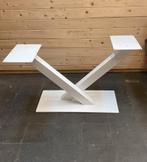 Wit gepoedercoate metalen V-eettafelpoot, Ophalen, Tafelpoot, 100 tot 150 cm, Nieuw
