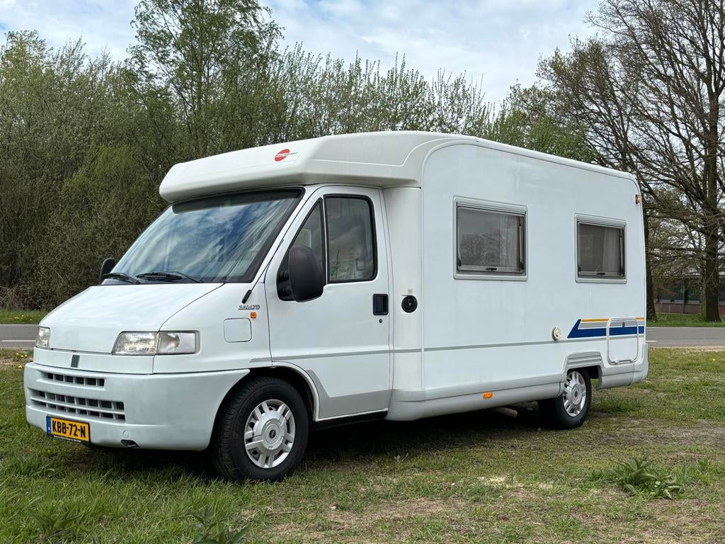 Bürstner T600 Harmony - Technische topstaat 1e eigenaar! 2.8, Ringverwarming, Fiat, Koelkast, Luifel