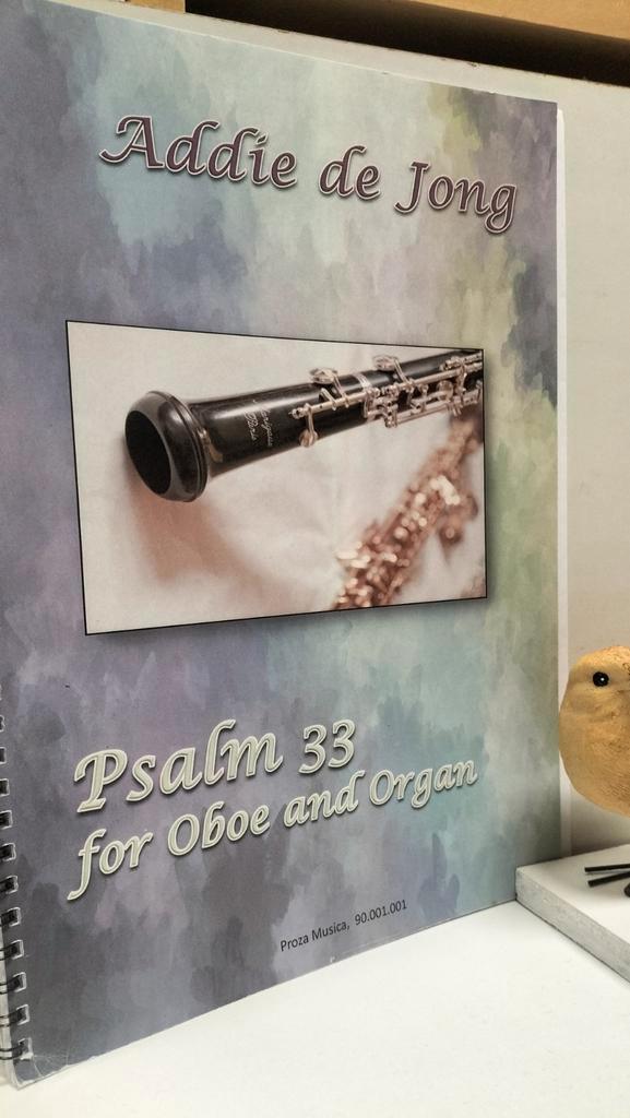 Jong, Addie de; Psalm 33 for Oboe and Organ (Notenschrift), Muziek en Instrumenten, Bladmuziek, Gebruikt, Artiest of Componist