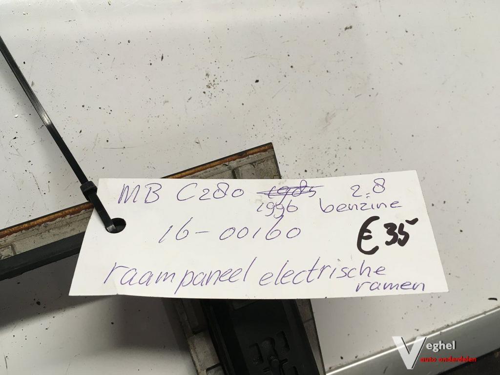 Mercedes C 280 1996  wagennr 1600160  schakelpaneel met Raam, Auto-onderdelen, Interieur en Bekleding, Gebruikt, -, -, Ophalen of Verzenden