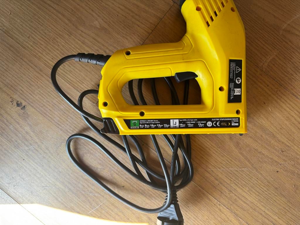 Stanley Elektrische Nietmachine / Tacker, Ophalen of Verzenden, Zo goed als nieuw