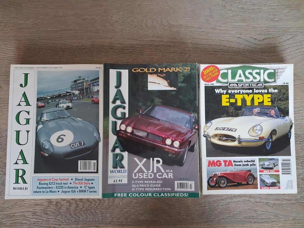 Te koop Jaguar autobladen, Auto diversen, Handleidingen en Instructieboekjes, Ophalen