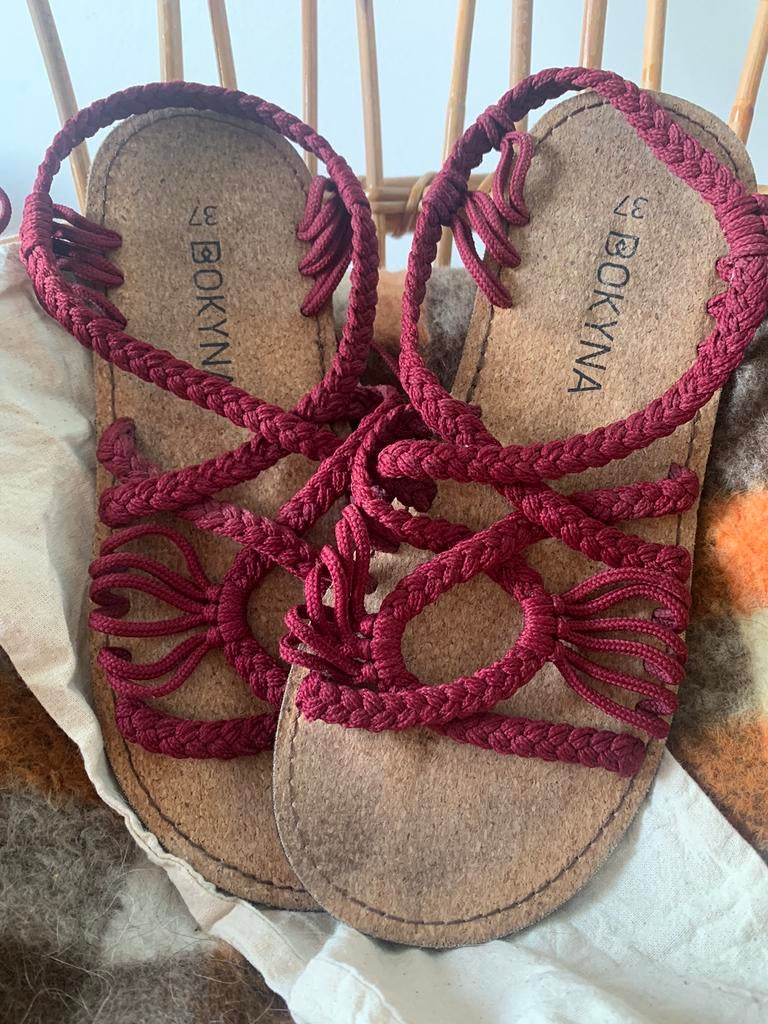 ️ Bokyna sandalen 37 / 24,8cm ️, Ophalen of Verzenden, Zo goed als nieuw, Badpak