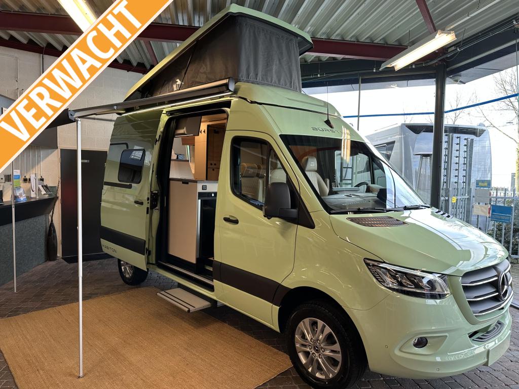 Bürstner Habiton HM 6.0 UNIEKE SCHUIFDOUCHE &am, Caravans en Kamperen, Campers, Automaat, Chemisch toilet, Koelkast, Ringverwarming