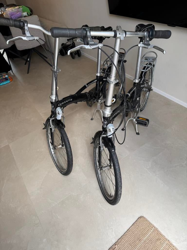 Vouwfietsen set GAZELLE 20inch 3Versineling Aluminium, Ophalen of Verzenden, Zo goed als nieuw, 20 inch of meer, Gazelle