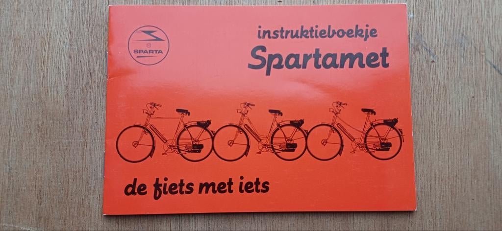 Spartamet  instructieboekje., Ophalen of Verzenden