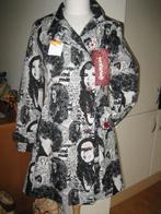 Nieuwe aparte voorjaarsjas v. Desigual zwart/wit mt 38/40, Maat 38/40 (M), Zwart, Nieuw, Ophalen of Verzenden