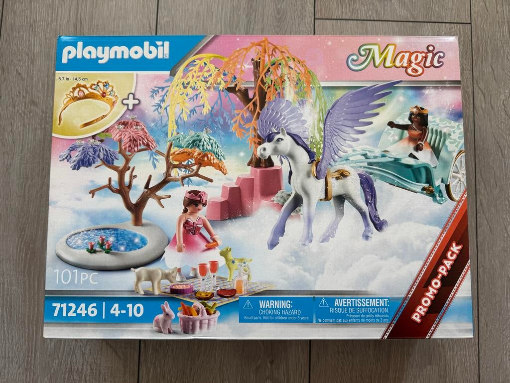 PLAYMOBIL Picknick met Pegasuskoets (71246) - Nieuw!, Ophalen of Verzenden, Nieuw, Complete set
