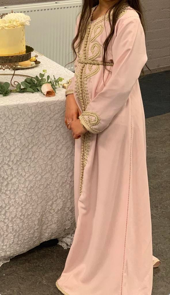 Roze Kaftan Maat 164, Kinderen en Baby's, Kinderkleding | Maat 164, Ophalen of Verzenden, Zo goed als nieuw, Meisje, Overige typen