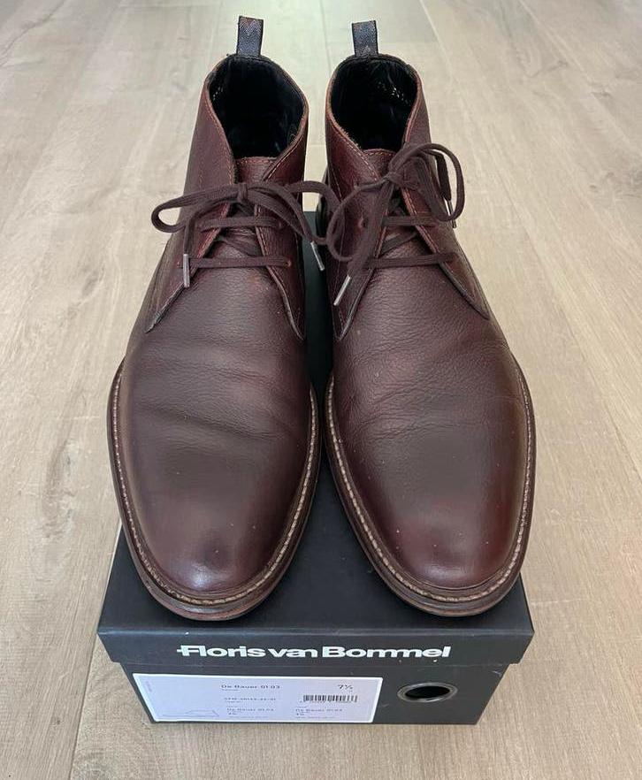 Floris van Bommel maat 7,5 (41 2/3), Kleding | Heren, Schoenen, Ophalen of Verzenden, Gedragen, Bruin, Boots