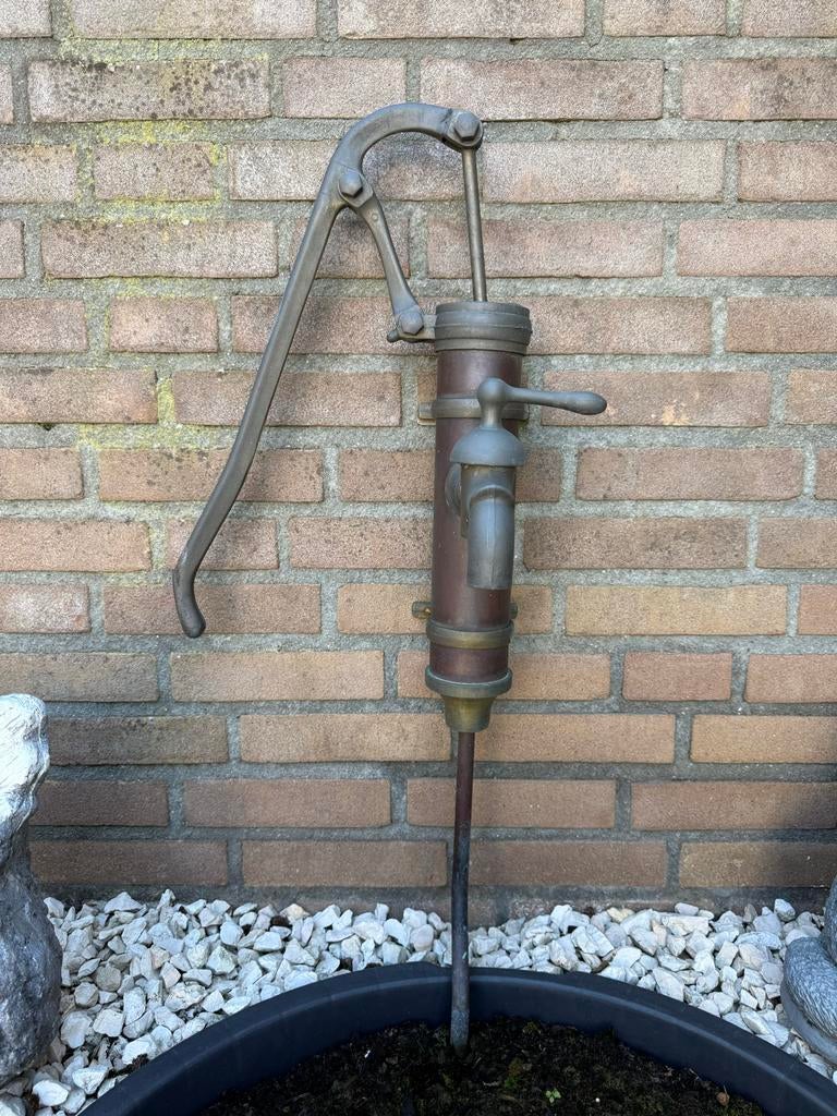 Koperen sierpomp 60 cm hoog, Antiek en Kunst, Antiek | Koper en Brons, Ophalen, Koper