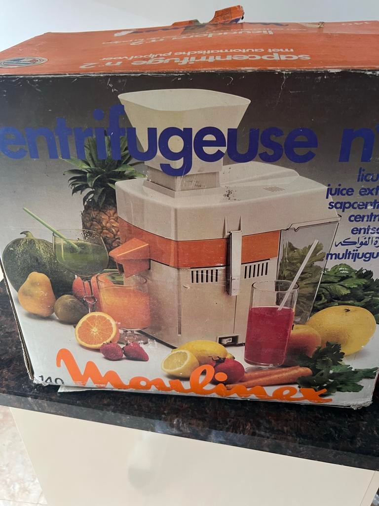 Sapcentrifuge Moulinex, Ophalen of Verzenden, Gebruikt, Elektrisch, Sapcentrifuge